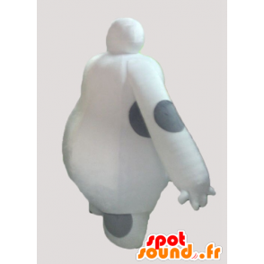 Mascot giganten yeti, hvitt og grått - MASFR028724 - Maskoter monstre