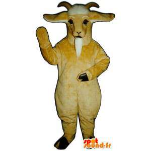 Cabra amarilla vestuario. Mascota de cabra - MASFR007289 - Cabras y cabras mascotas