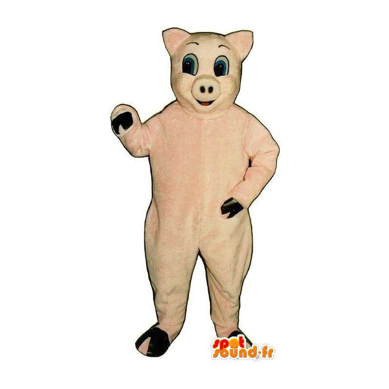 Mascotte de cochon rose - MASFR007295 - Mascottes Cochon