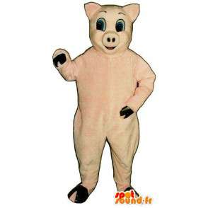 Mascotte de cochon rose - MASFR007295 - Mascottes Cochon