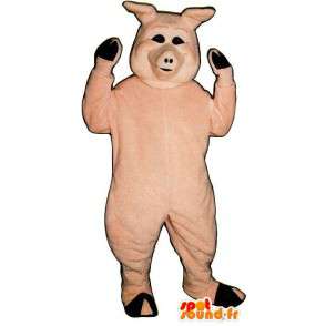 Rosa Schwein-Kostüm - MASFR007297 - Maskottchen Schwein