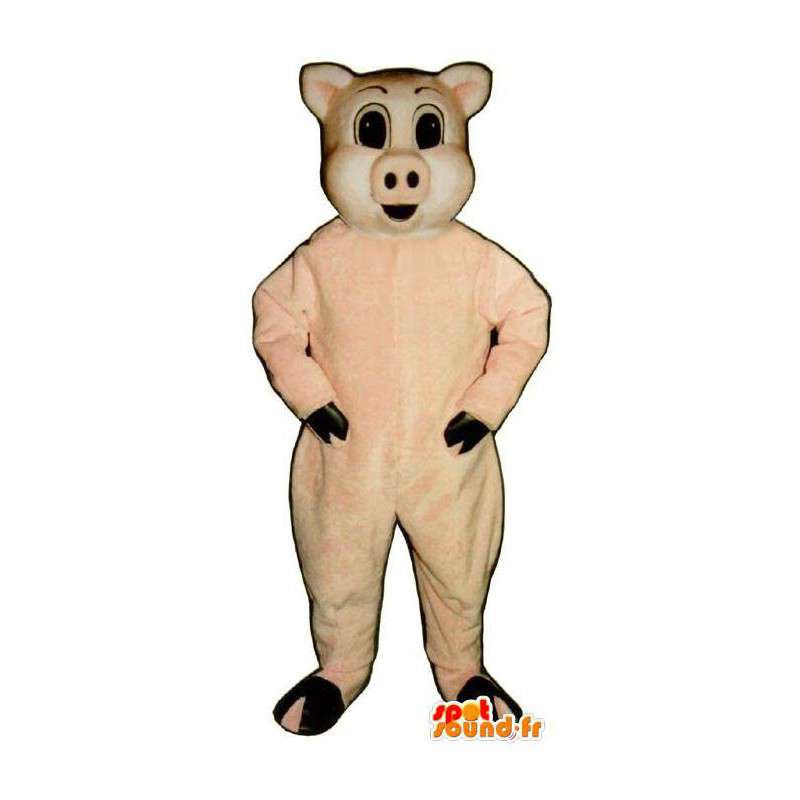 Mascotte de cochon rose - MASFR007298 - Mascottes Cochon