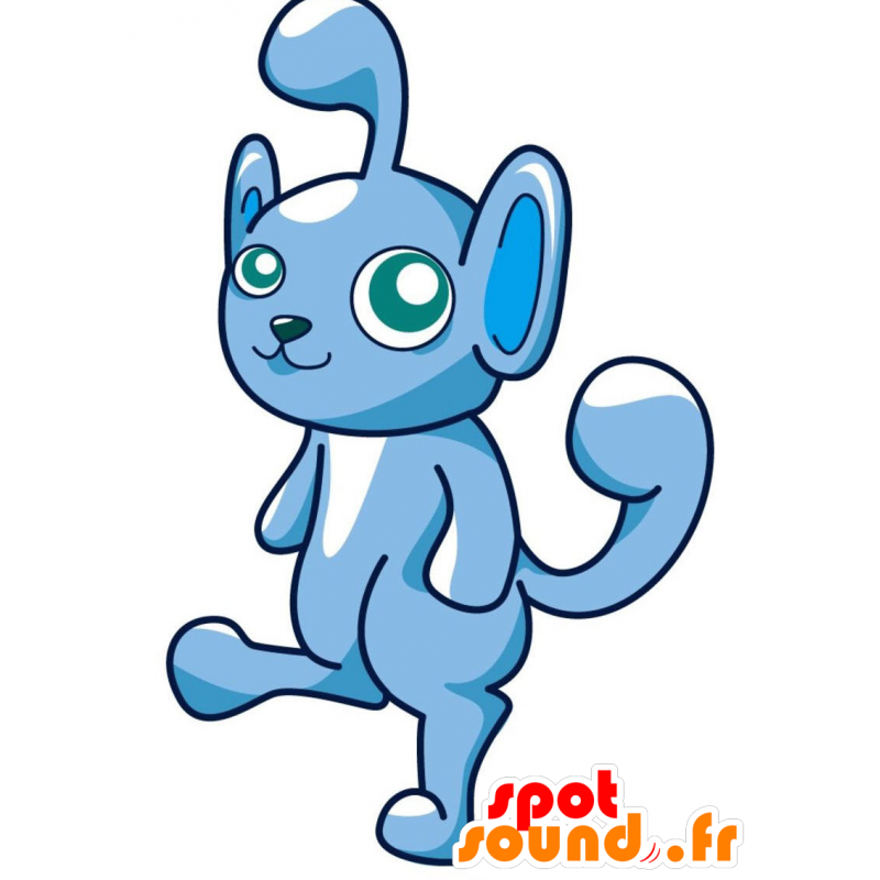 Μασκότ Pokemon. Μπλε φανταστικό μασκότ πλάσμα - 2D / 3D μασκότ - MASFR028793 - SpotSound.fr