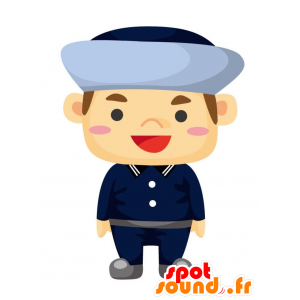 Marine mascot of sailor in uniform foam - MASFR028807 - 2D / 3D mascots