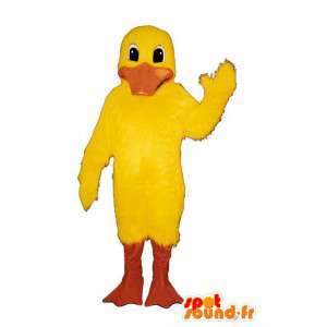 Mascota del pato amarillo. Pato traje - MASFR007304 - Mascota de los patos