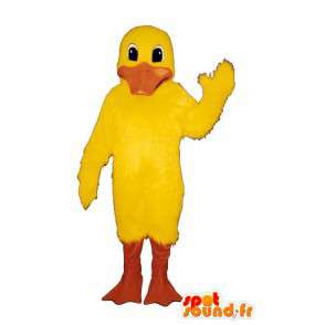 Gul and maskot. Duck Costume - MASFR007304 - Mascot ender
