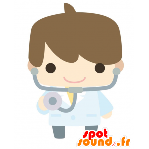 Dr. mascote. médico Mascot - MASFR028822 - 2D / 3D mascotes
