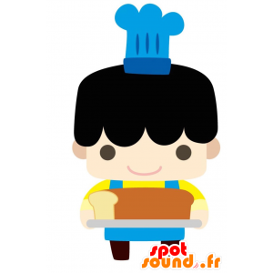 Chef mascot. restaurateur mascot - MASFR028826 - 2D / 3D mascots