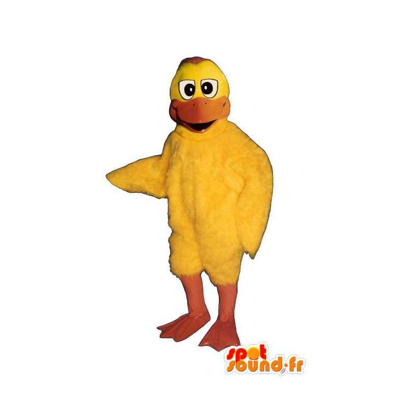 Gul and maskot. Duck Costume - MASFR007309 - Mascot ender