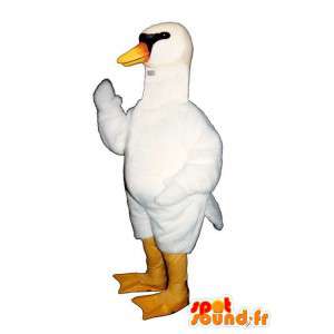 Mascot white swan, very realistic - MASFR007311 - Mascots Swan