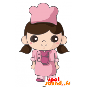 Kokki maskotti. Cook Mascot - MASFR028854 - Mascottes 2D/3D