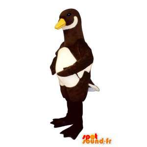 Mascotte de canard marron et blanc - MASFR007313 - Mascotte de canards