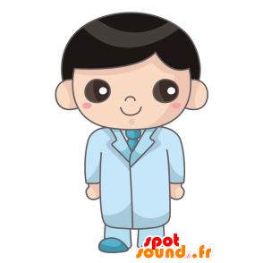 Medico mascotte, medico. Nurse mascotte - MASFR028861 - Mascotte 2D / 3D