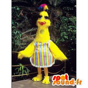 Mascot pássaro amarelo, originais pato - MASFR007314 - aves mascote