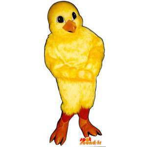 Mascot amarillo canario. El polluelo de vestuario - MASFR007315 - Mascota de gallinas pollo gallo