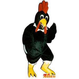 Mascotte de coq noir. Déguisement de coq - MASFR007317 - Mascotte de Poules - Coqs - Poulets