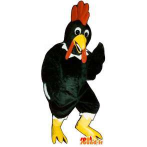 Mascot gallo negro. Polla Disguise - MASFR007317 - Mascota de gallinas pollo gallo