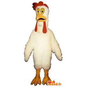 Mascotte de poule blanche - MASFR007320 - Mascottes Animales