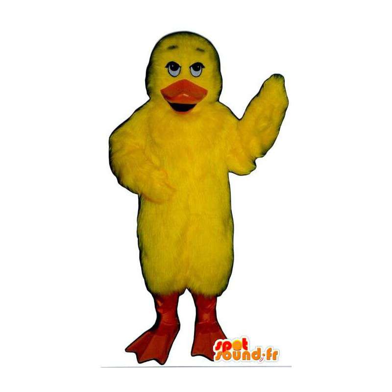 Mascot canario, polluelo - MASFR007321 - Mascota de gallinas pollo gallo