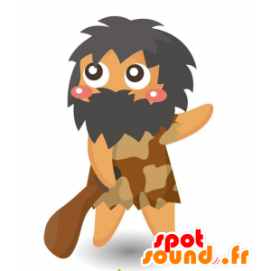 Mascot Cro-Magnon forhistorisk mann - MASFR028914 - 2D / 3D Mascots