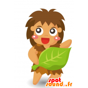 Cro-Magnon maskot, grottkvinna - Spotsound maskot