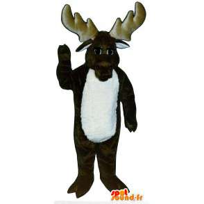 Mascot braune Rentier - MASFR007325 - Maskottchen Hirsch und DOE