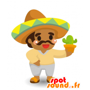 Mexican mascot. man mascot...