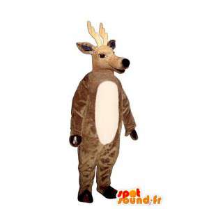 Brun hjorte maskot. Rådyr kostume - Spotsound maskot kostume