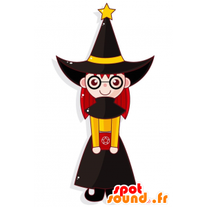 Heks mascotte. Witch Mascot