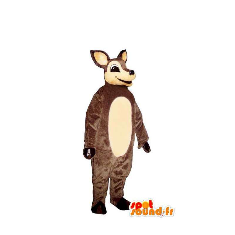 Mascot marrón y gama blanca - MASFR007337 - Ciervo de mascotas y DOE