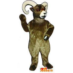 Brown ram maskot - MASFR007340 - maskot Bull