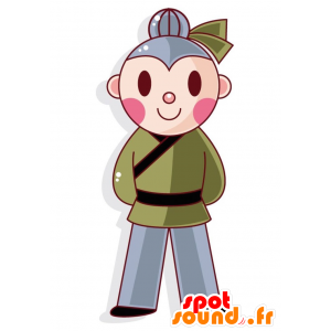 Mascot uomo cinese. mascotte cinese - MASFR028997 - Mascotte 2D / 3D