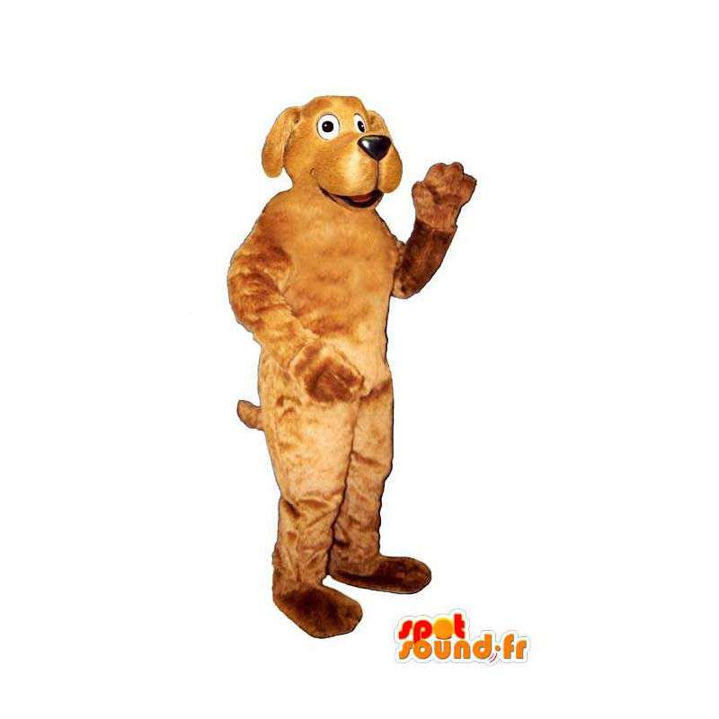 茶色の犬のマスコット-MASFR007348-犬のマスコット