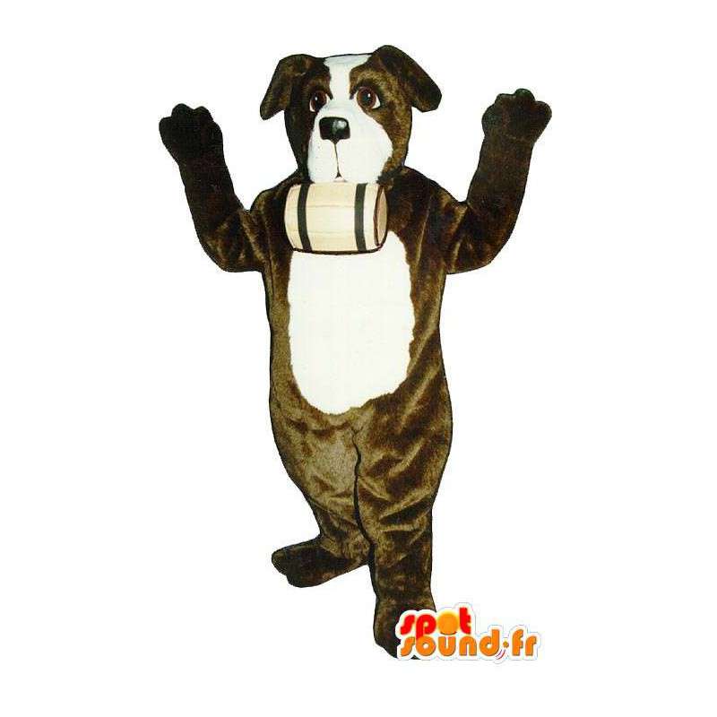 Saint Bernard mascot. Dog Costume - MASFR007350 - Dog mascots