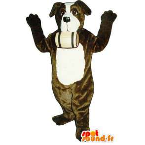 Saint Bernard maskotti. koira Costume - MASFR007350 - koira Maskotteja