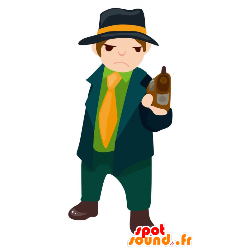 mafia hat clipart for snowman