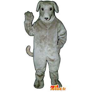 Gray Dog Costume, Large - MASFR007358 - psí Maskoti