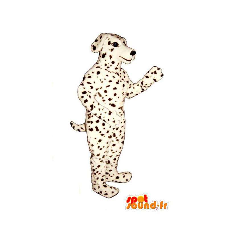 Dalmatisk hundemaskot. Dalmatisk kostume - Spotsound maskot