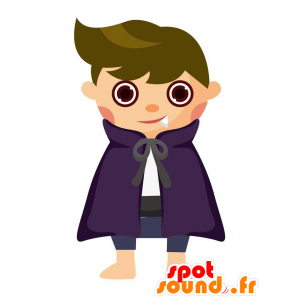 Mascotte d'enfant déguisé en vampire. Mascotte de vampire - MASFR029118 - Mascottes 2D/3D