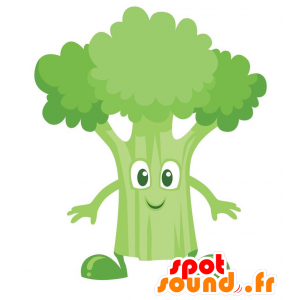 Brócoli mascota verde, gigante y apetitosa - MASFR029141 - Mascotte 2D / 3D