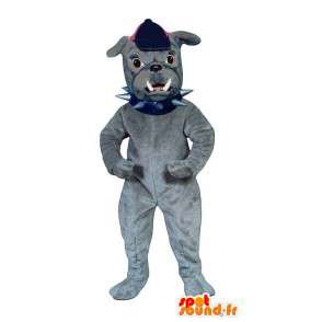 Mascotte de bulldog gris. Costume de bulldog - MASFR007370 - Mascottes de chien