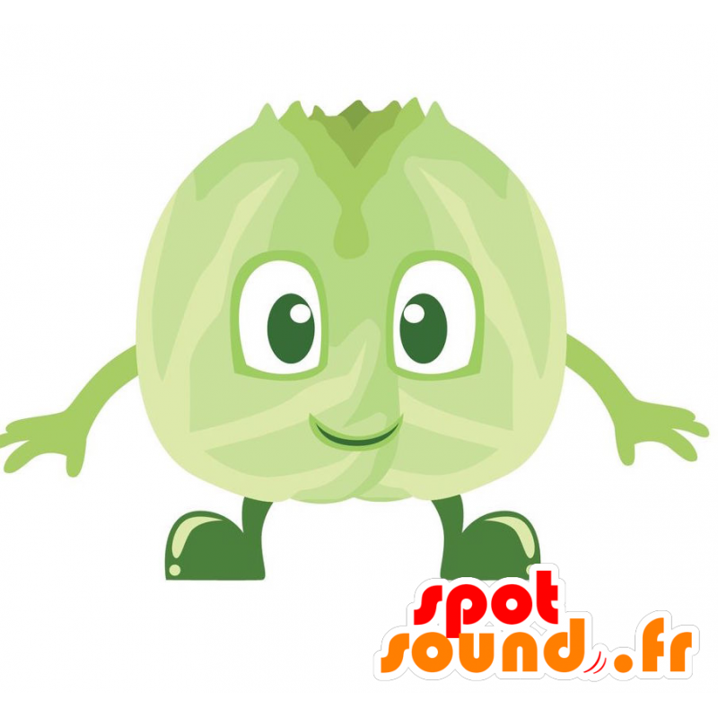 Kale mascot, giant. lettuce mascot - MASFR029145 - 2D / 3D mascots
