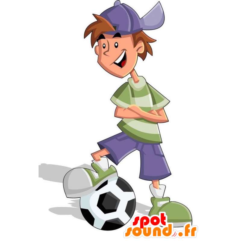 Mascot tiener. Mascot jongen - MASFR029173 - 2D / 3D Mascottes Mascot tiener. Mascot jongen - MASFR029173 - 2D / 3D Mascottes