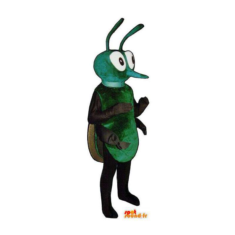 Grønn mygg Costume - MASFR007385 - Maskoter Insect