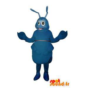 Blå maskot för scarab. Blå insektsdräkt - Spotsound maskot