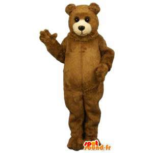 Mascot brown teddy bear - MASFR007389 - Bear mascot
