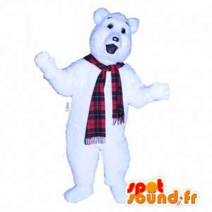 Mascotte d'ours blanc. Costume d'ours polaire - MASFR007390 - Mascotte d'ours