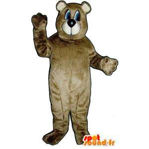Mascot teddy bear brown - MASFR007391 - Bear mascot