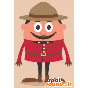 Norsk vakt maskot med rød uniform - MASFR029259 - 2D / 3D Mascots