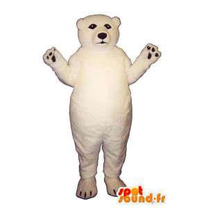 Mascot isbjørn. Isbjørn Costume - MASFR007394 - bjørn Mascot